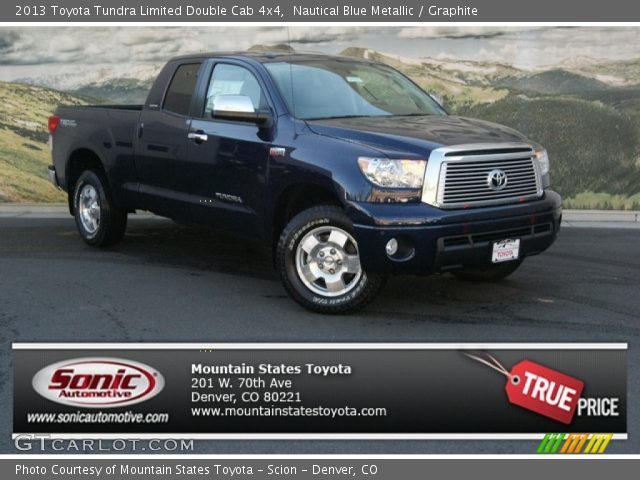 2013 Toyota Tundra Limited Double Cab 4x4 in Nautical Blue Metallic