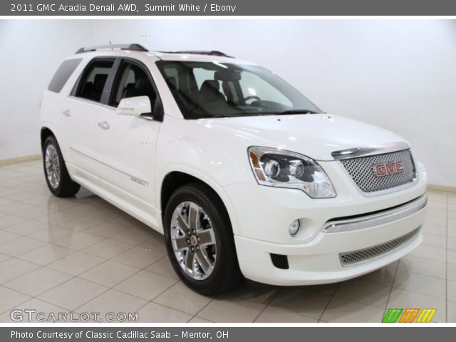 2011 GMC Acadia Denali AWD in Summit White