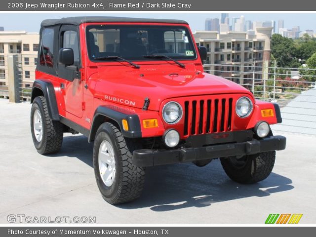 2006 Jeep Wrangler Rubicon 4x4 in Flame Red