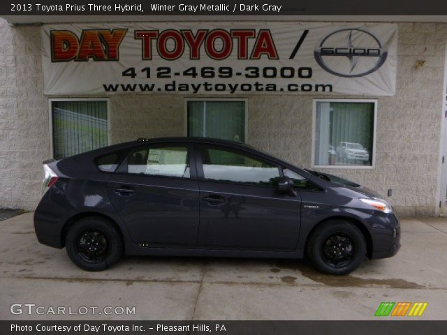 2013 Toyota Prius Three Hybrid in Winter Gray Metallic