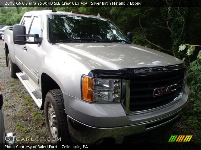 2008 GMC Sierra 2500HD SLE Crew Cab 4x4 in Silver Birch Metallic