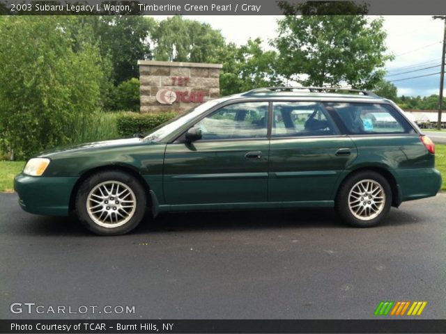2003 Subaru Legacy L Wagon in Timberline Green Pearl