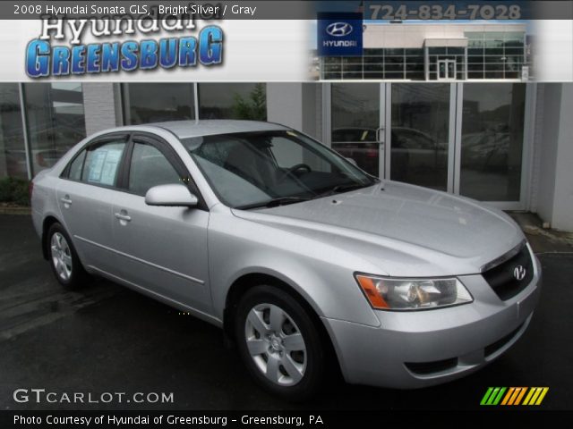 2008 Hyundai Sonata GLS in Bright Silver