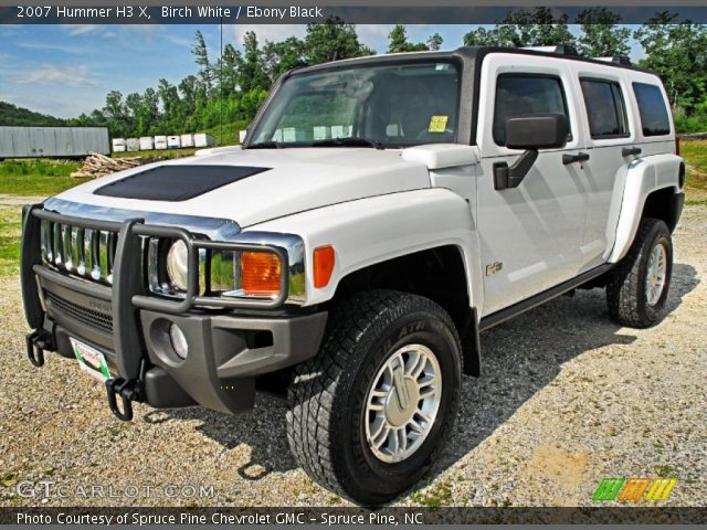 2007 Hummer H3 X in Birch White