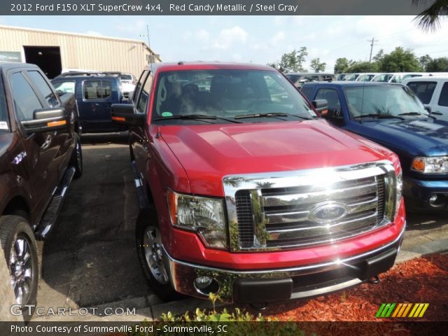 2012 Ford F150 XLT SuperCrew 4x4 in Red Candy Metallic
