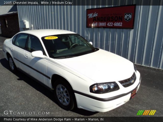 2005 Chevrolet Impala  in White