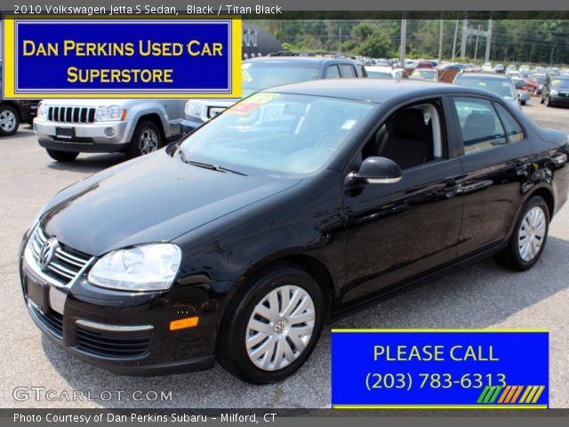 2010 Volkswagen Jetta S Sedan in Black