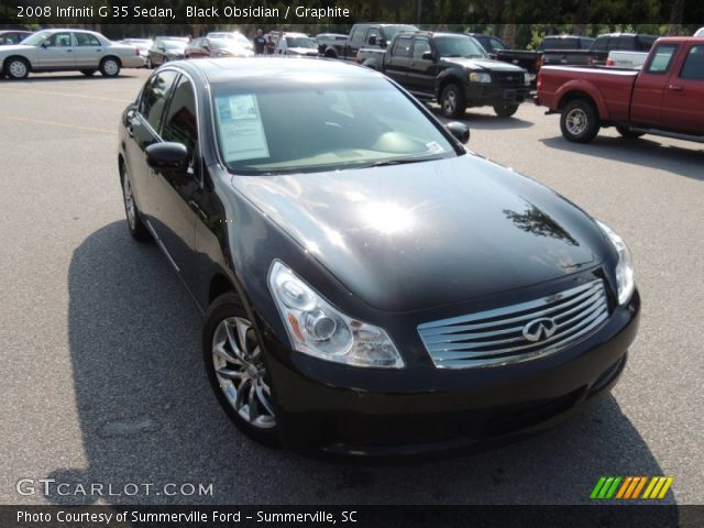 2008 Infiniti G 35 Sedan in Black Obsidian