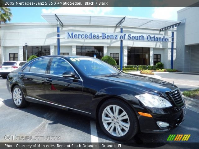 2009 Mercedes-Benz S 550 4Matic Sedan in Black