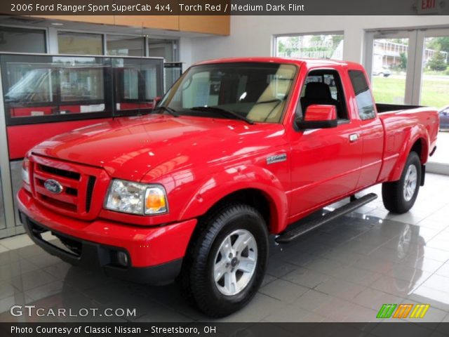 2006 Ford Ranger Sport SuperCab 4x4 in Torch Red