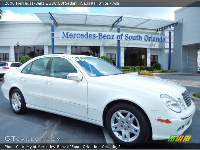 2006 Mercedes-Benz E 320 CDI Sedan in Alabaster White