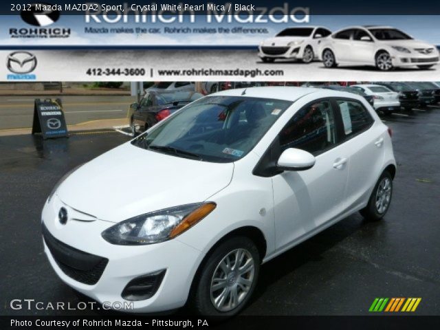 2012 Mazda MAZDA2 Sport in Crystal White Pearl Mica