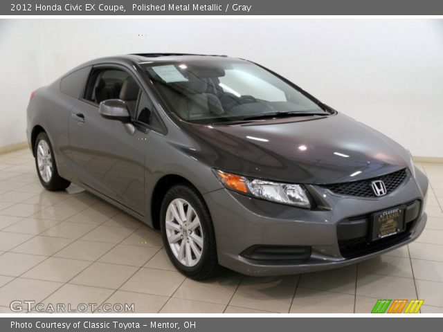 2012 Honda Civic EX Coupe in Polished Metal Metallic