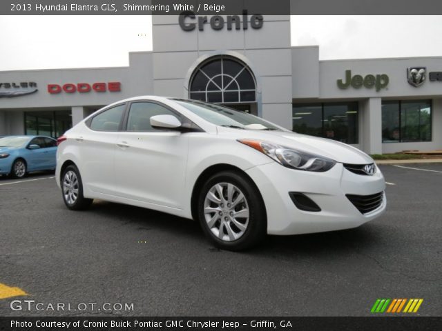 2013 Hyundai Elantra GLS in Shimmering White