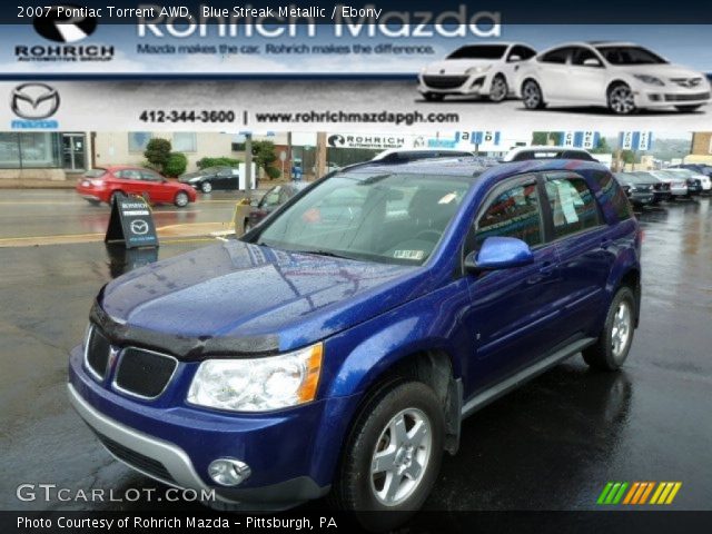 2007 Pontiac Torrent AWD in Blue Streak Metallic
