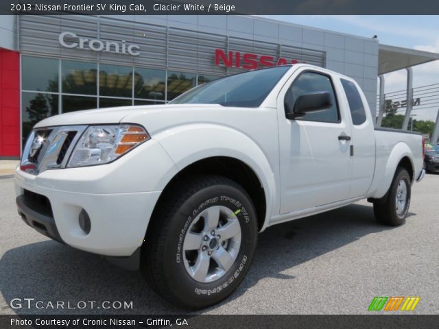 2013 Nissan Frontier SV King Cab in Glacier White