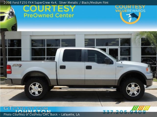 2008 Ford F150 FX4 SuperCrew 4x4 in Silver Metallic