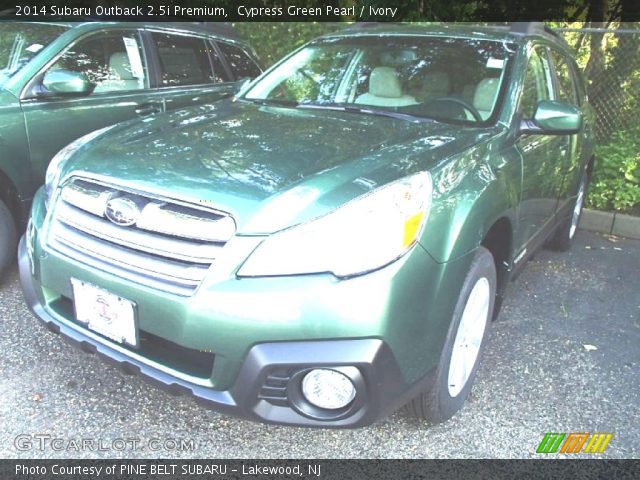 2014 Subaru Outback 2.5i Premium in Cypress Green Pearl