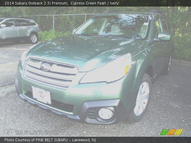 2014 Subaru Outback 2.5i Premium in Cypress Green Pearl
