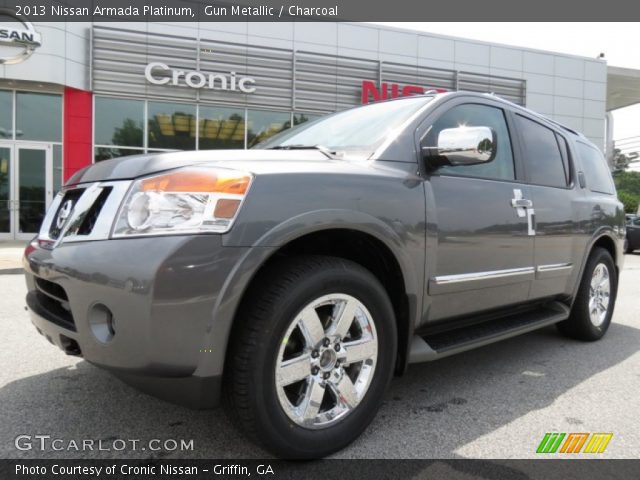 2013 Nissan Armada Platinum in Gun Metallic