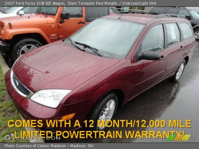 2007 Ford Focus ZXW SES Wagon in Dark Toreador Red Metallic