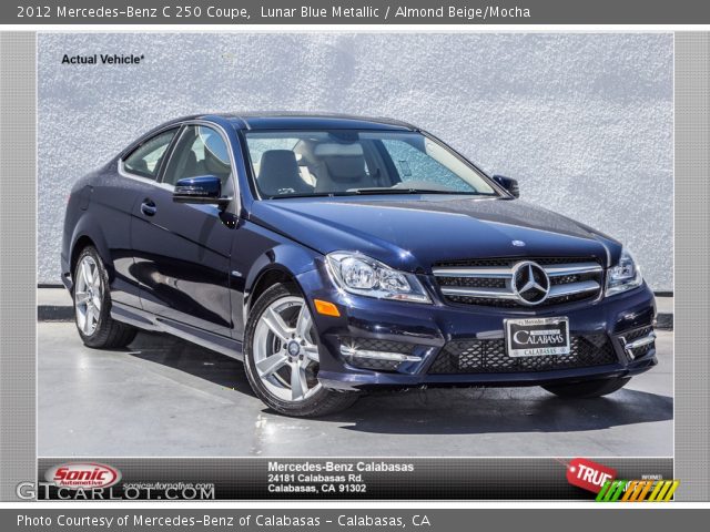 2012 Mercedes-Benz C 250 Coupe in Lunar Blue Metallic