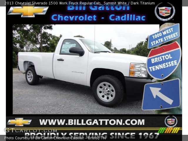 2013 Chevrolet Silverado 1500 Work Truck Regular Cab in Summit White