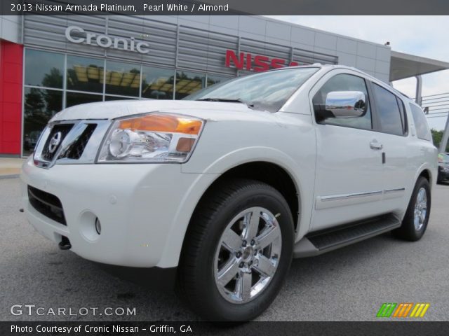 2013 Nissan Armada Platinum in Pearl White