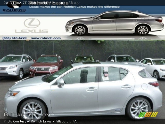 2013 Lexus CT 200h Hybrid in Silver Lining