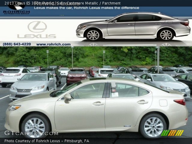 2013 Lexus ES 300h Hybrid in Satin Cashmere Metallic