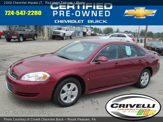2009 Chevrolet Impala LT in Red Jewel Tintcoat