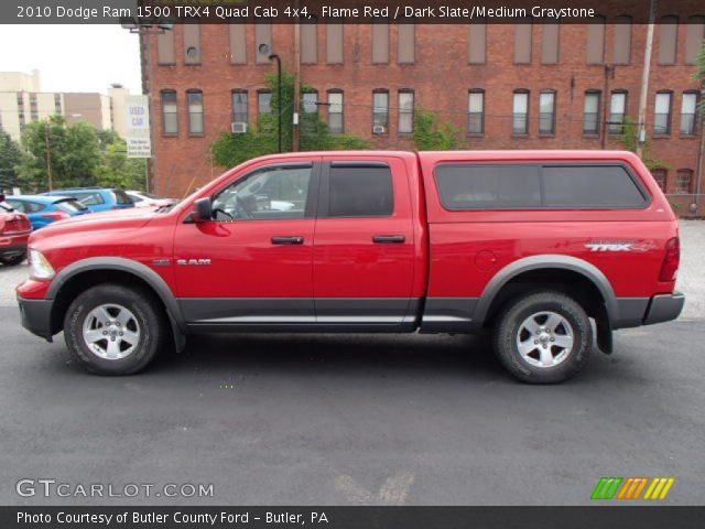 2010 Dodge Ram 1500 TRX4 Quad Cab 4x4 in Flame Red