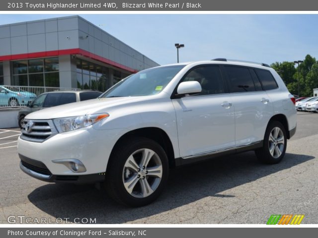 2013 Toyota Highlander Limited 4WD in Blizzard White Pearl