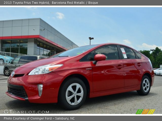 2013 Toyota Prius Two Hybrid in Barcelona Red Metallic