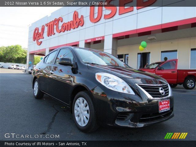 2012 Nissan Versa 1.6 SV Sedan in Super Black