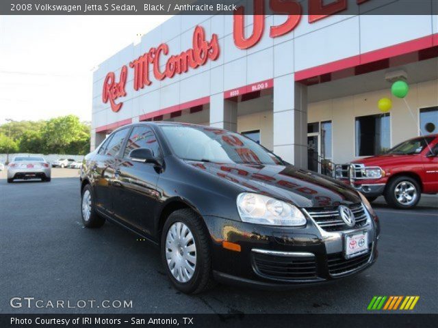 2008 Volkswagen Jetta S Sedan in Black