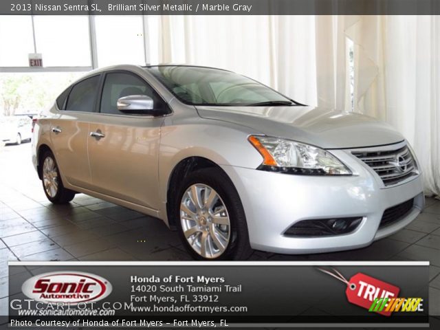 2013 Nissan Sentra SL in Brilliant Silver Metallic