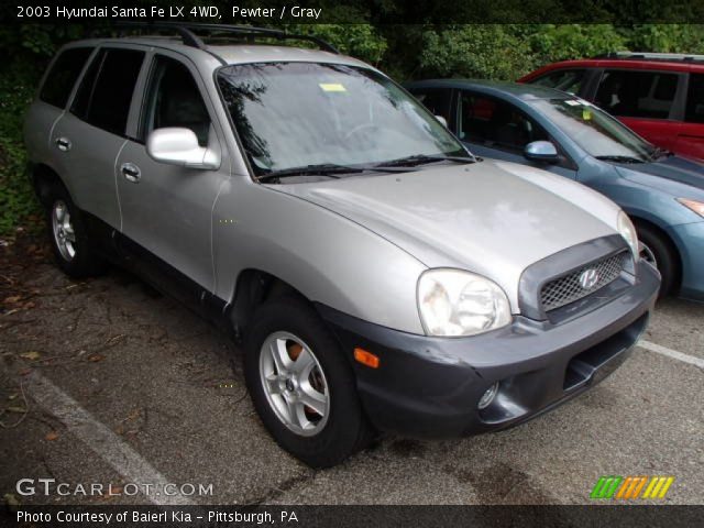 2003 Hyundai Santa Fe LX 4WD in Pewter
