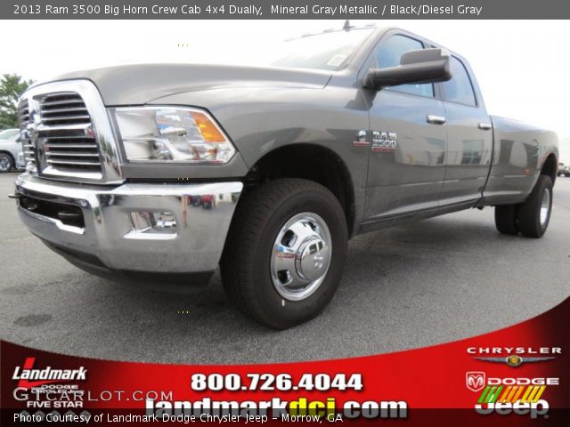 2013 Ram 3500 Big Horn Crew Cab 4x4 Dually in Mineral Gray Metallic