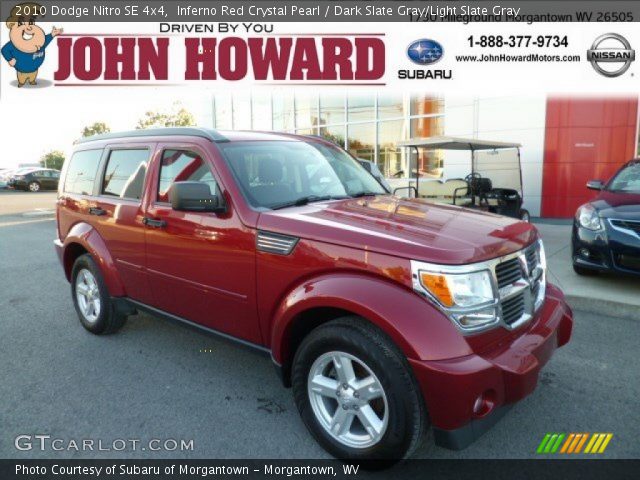 2010 Dodge Nitro SE 4x4 in Inferno Red Crystal Pearl