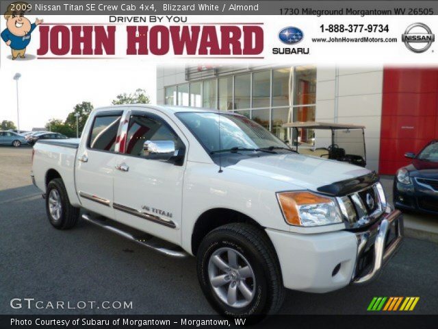 2009 Nissan Titan SE Crew Cab 4x4 in Blizzard White