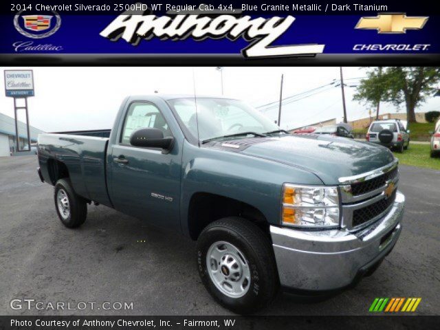 2014 Chevrolet Silverado 2500HD WT Regular Cab 4x4 in Blue Granite Metallic