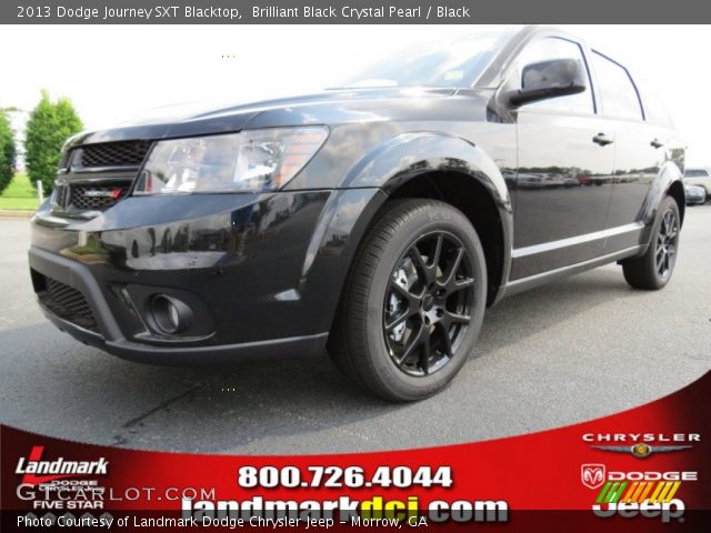 2013 Dodge Journey SXT Blacktop in Brilliant Black Crystal Pearl
