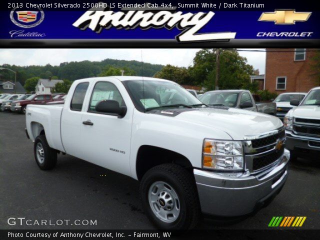 2013 Chevrolet Silverado 2500HD LS Extended Cab 4x4 in Summit White