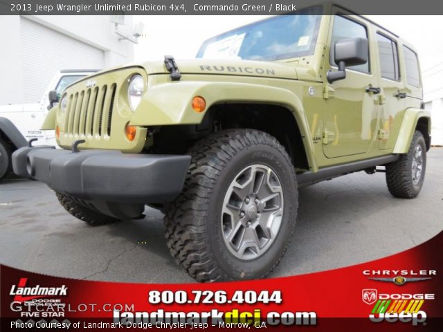 2013 Jeep Wrangler Unlimited Rubicon 4x4 in Commando Green