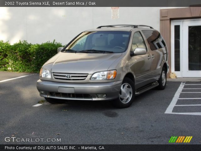 2002 Toyota Sienna XLE in Desert Sand Mica