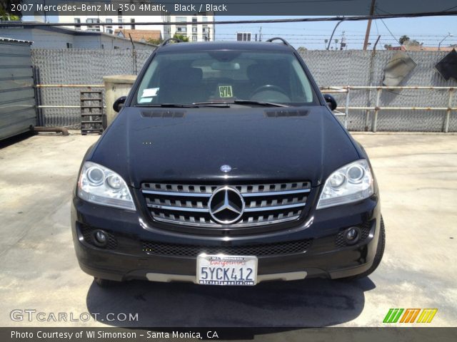 2007 Mercedes-Benz ML 350 4Matic in Black