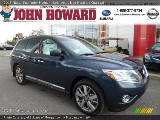 2013 Nissan Pathfinder Platinum 4x4 in Arctic Blue Metallic