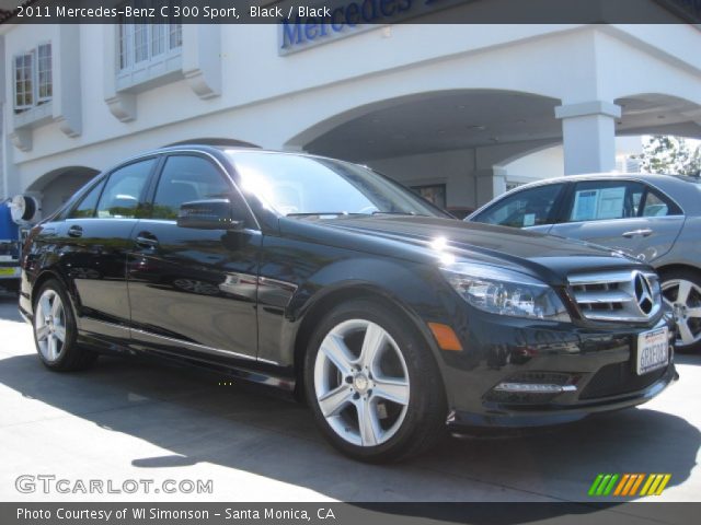 2011 Mercedes-Benz C 300 Sport in Black