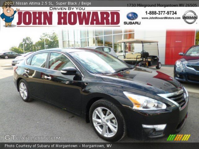 2013 Nissan Altima 2.5 SL in Super Black